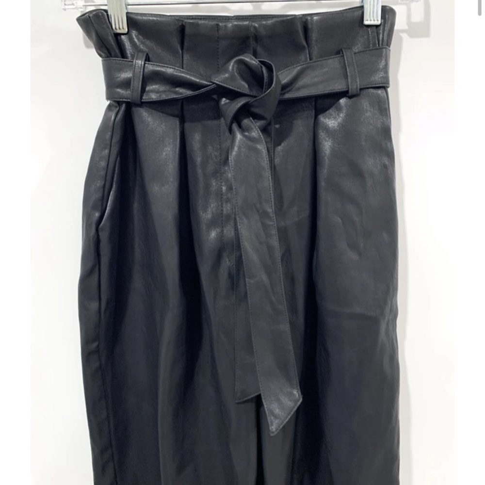Faux Leather Pants